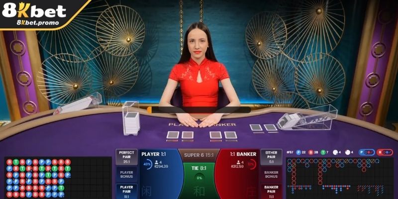 Quy tắc rút bài Baccarat 8KBet