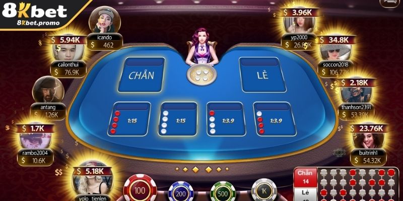 Trò chơi Xóc Đĩa sảnh Game Bài V8